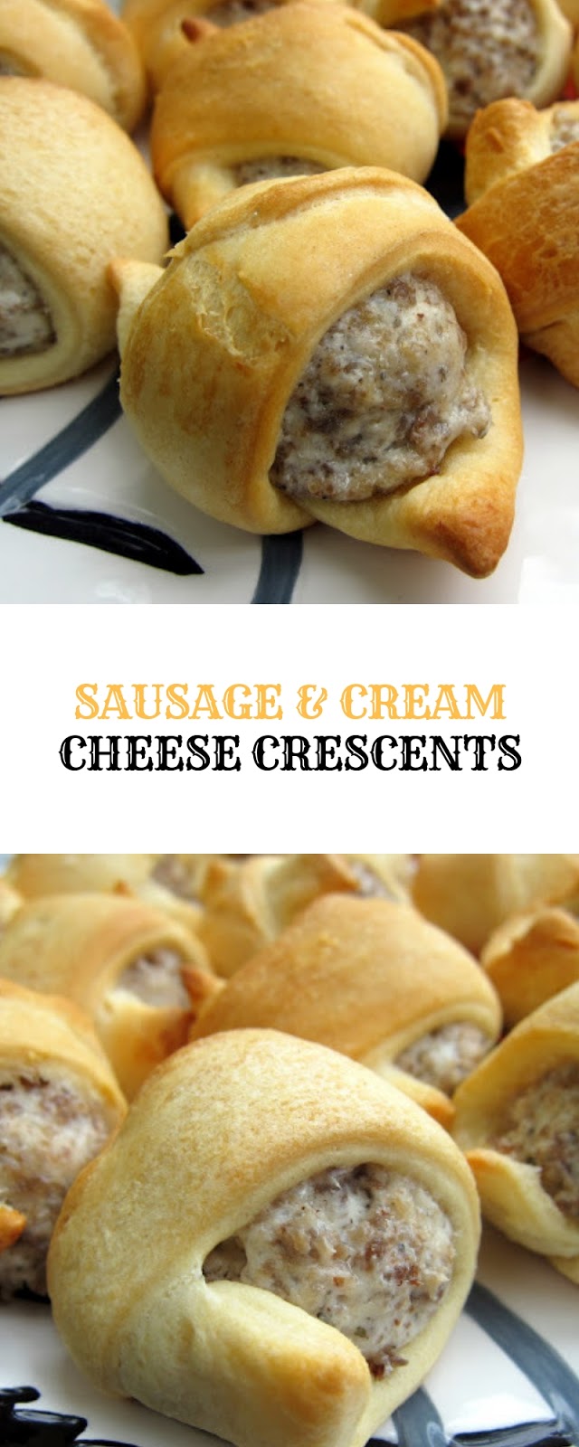 Sausage & Cream Cheese Crescents | Delicious My Food