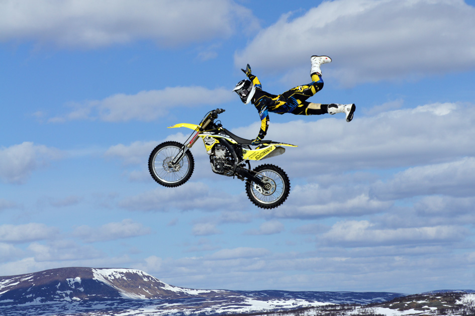 DrDenimJeansmakers Day 62 Motocross jumping in the snow