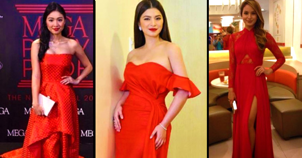 Ladies In Red: Angel Locsin, Arci Muñoz, Sarah Lahbati and Nadine Lustre Shows How To Maximize Your Sexiness Wearing a Red Dress Ladies In Red: Angel Locsin, Arci Muñoz, Sarah Lahbati and Nadine Lustre Shows How To Maximize Your Sexiness Wearing a Red Dress