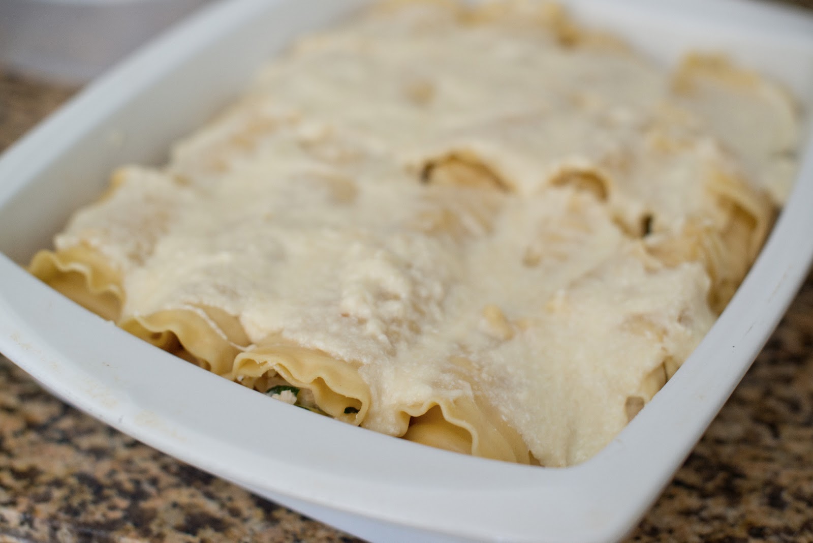 Domestic Fashionista Just Ingredients Chicken, Zucchini, and Ricotta