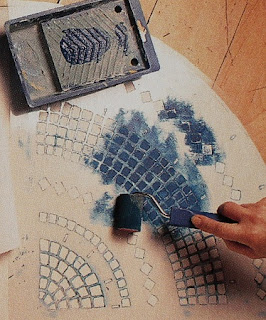 Mesa con Efecto de Mosaico, Tecnicas Pintura, Decoracion Facil