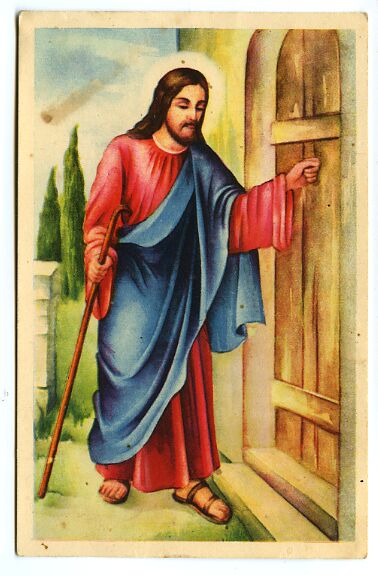 jesus knocking clipart - photo #2