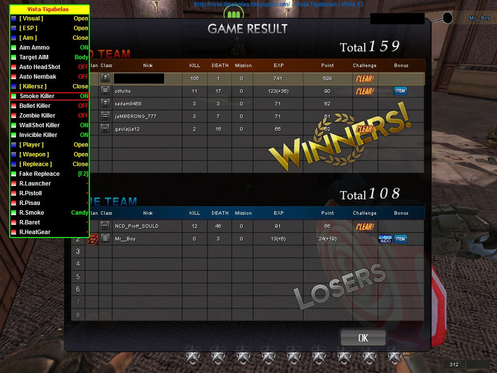 Cheat points