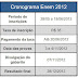 Cronograma do Enem 2012