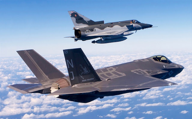 cazas-f-35-se-enfrentan-a-aviones-kfir-en-entrenamiento-avanzado