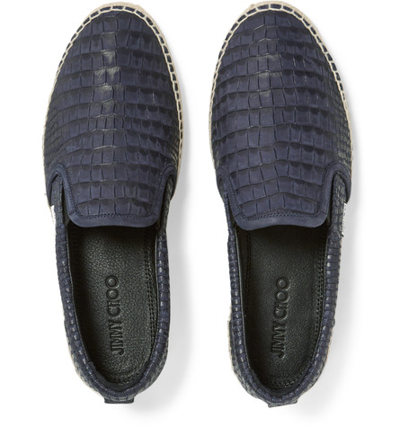 These Crocs Are No Crock: Jimmy Choo Vlad Croc-Effect Leather ...