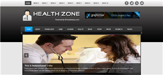 Health Zone Blogger Template