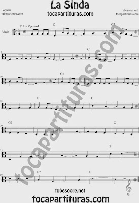  La Sinda Partitura de Viola Sheet Music for Viola Music Score