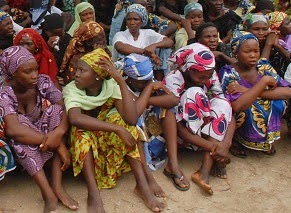 Nigeria: some who escaped Boko Haram.