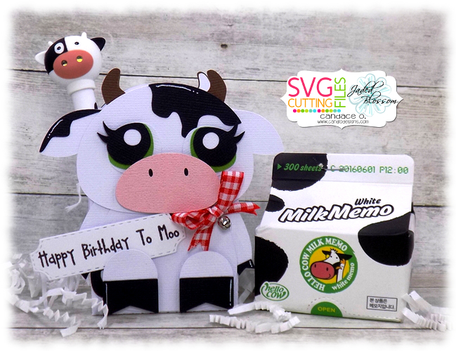 Candi O Designs Cow Treat Box