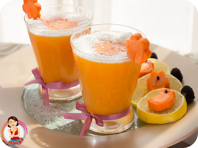 طريقة تحضير عصير البرتقال بالجزر