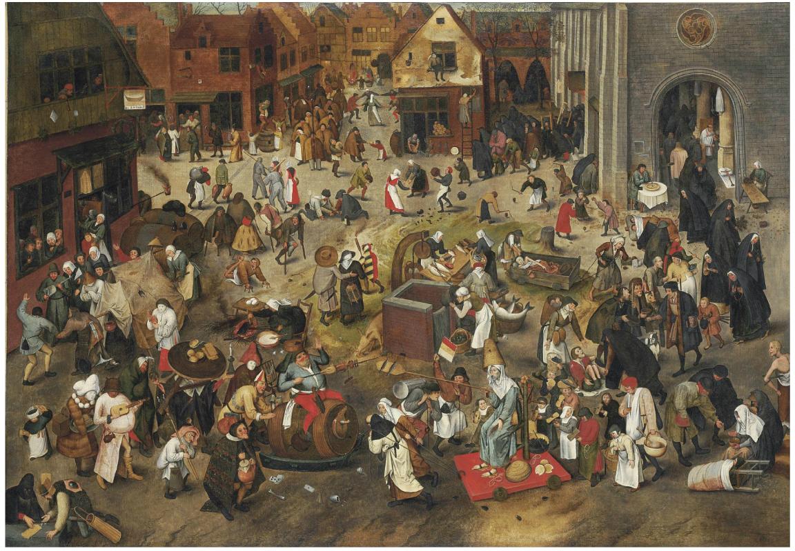 Открытки с репродукциями: Питер Брейгель Младший (1564-1637) - Битва ...