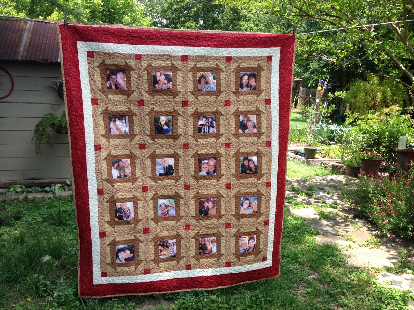 Sew And Tell Quilts Photo Memorial Quilt