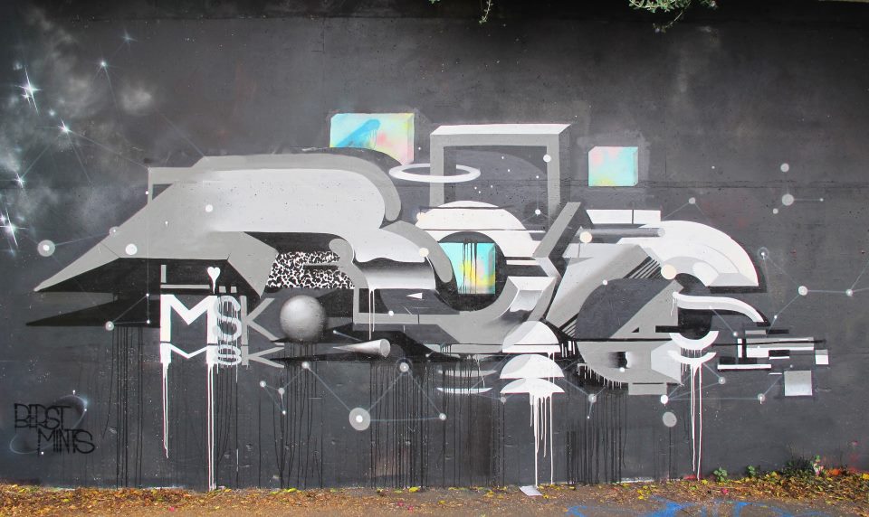 Street Art By ArtFlyMovie ROID (MSK) Street Art of innovation high technical skills required!