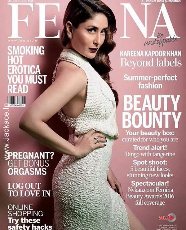 Super Hot And Beautiful Kareena Kapoor Khan On The Cover Of Femina 