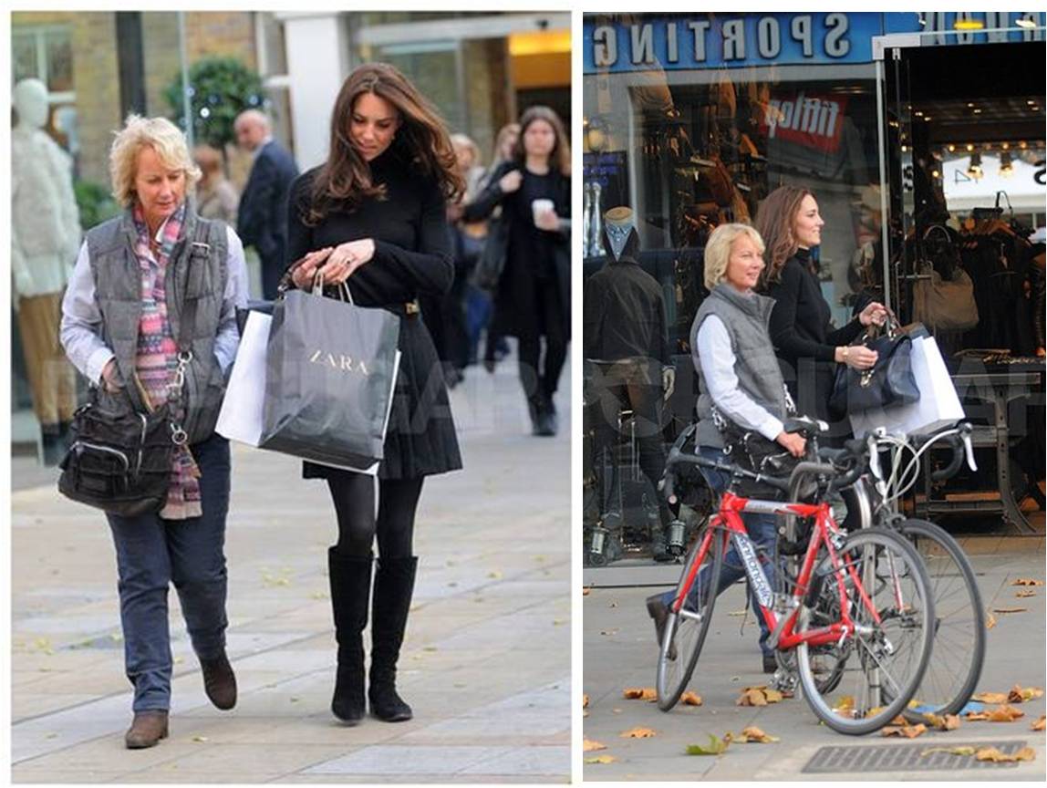 mode style Kate Middleton, Duchess of Cambridge, Shops Zara on the