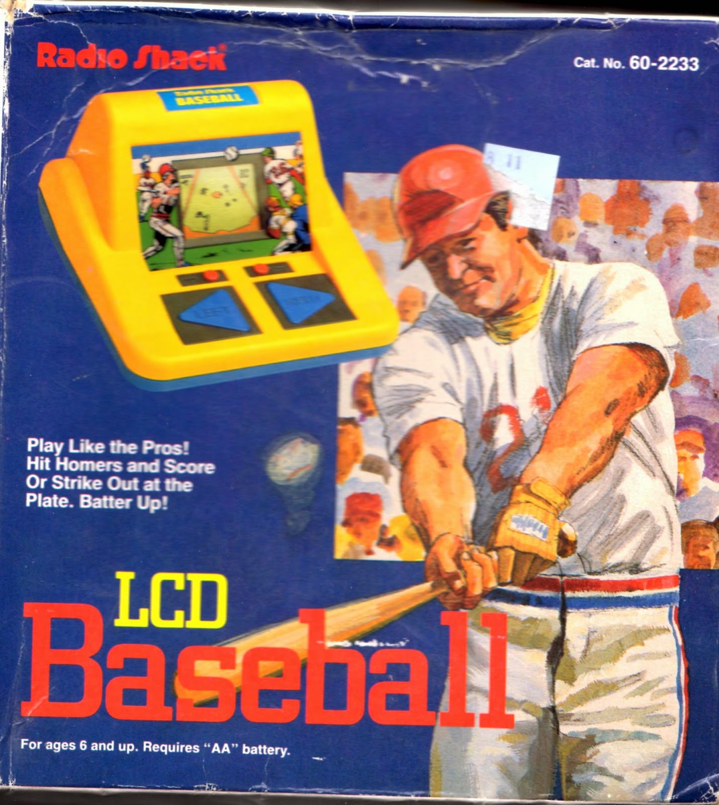 Electronic Baseball Radio Shack LCD Baseball