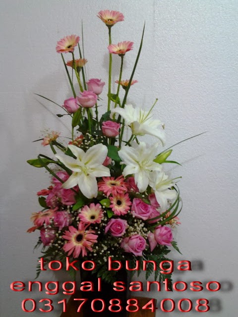 bunga meja ( bouquet bunga meja ) florist surabaya murah dan online