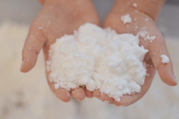 2-INGREDIENT FOAMING SNOW- a must try for kids!