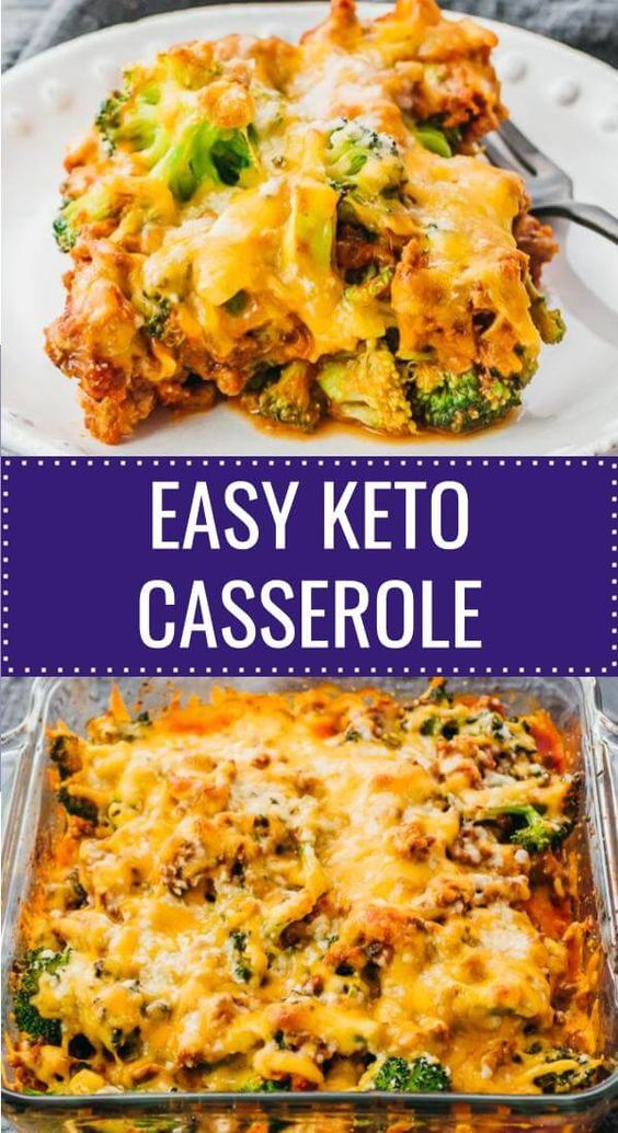 This is a delicious keto casserole dinner with ground beef, broccoli, and tomato sauce. Kind of tastes like a cross between a hamburger or cheeseburger and lasagna. It's a very easy recipe that works well for low carb and Lchf diets, and easy and simple enough to make ahead of time. Great for families and kid friendly. Click the pin to find the recipe, nutrition facts, cooking tips, & more photos. #healthy #healthyrecipes #lowcarb #keto #ketorecipes #glutenfree #dinner