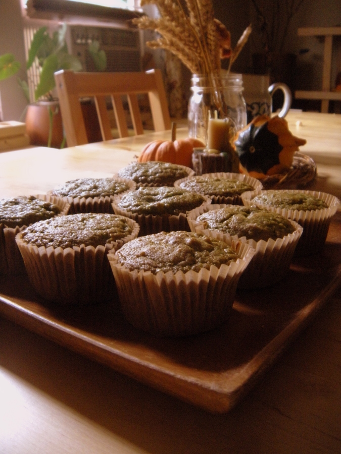 Bending Birches Spinach Quinoa Muffins