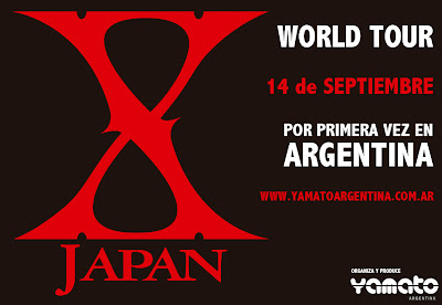X JAPAN en argentina Yamato Argentina