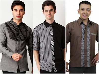 Model baju batik terbaru pria Model baju batik terbaru pria