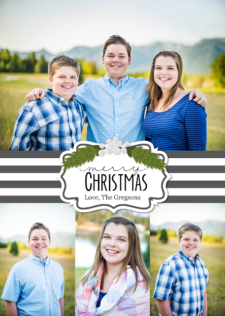 Christmas Card Templates Holiday Card Templates from / -- just add your own photos and text!