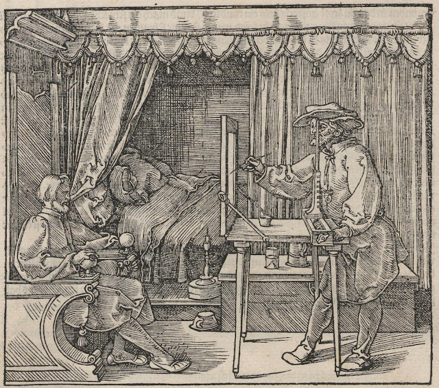 Data Deluge: Durer's Drawing Frame (Nuremberg 1525)