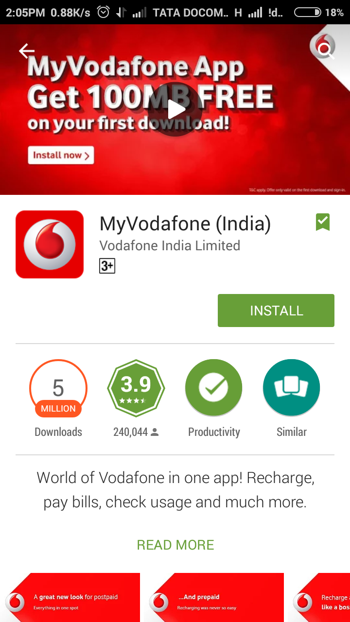 how to check my vodafone 3g data usage in prepaid