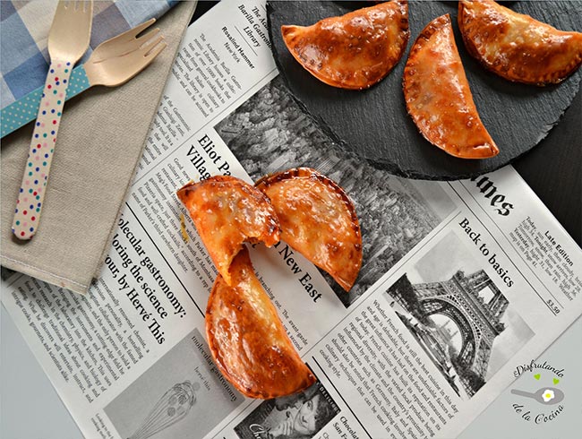 Empanadillas de sobrasada y queso de Mahon Empanadillas de sobrasada y queso de Mahon