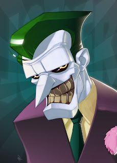 Retratos de los personajes de Batman