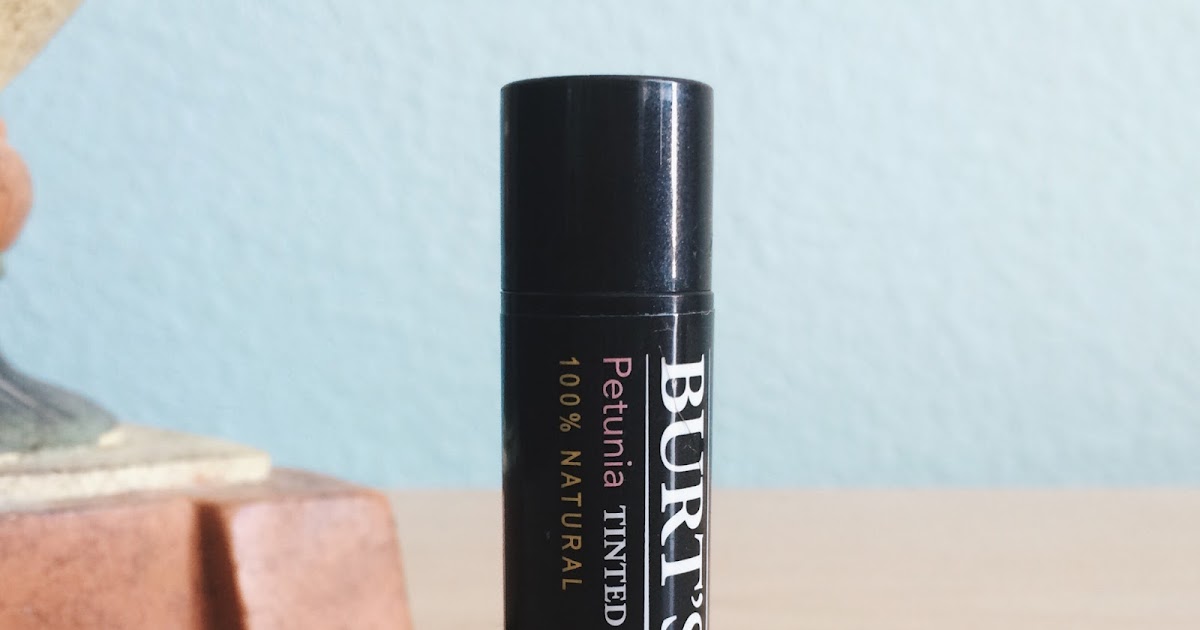Lip balms! Swatches Burt's Bees Tinted Lip Balm Petunia