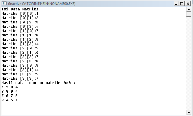 C++ : Array Dimensi 2 (Matriks) | 