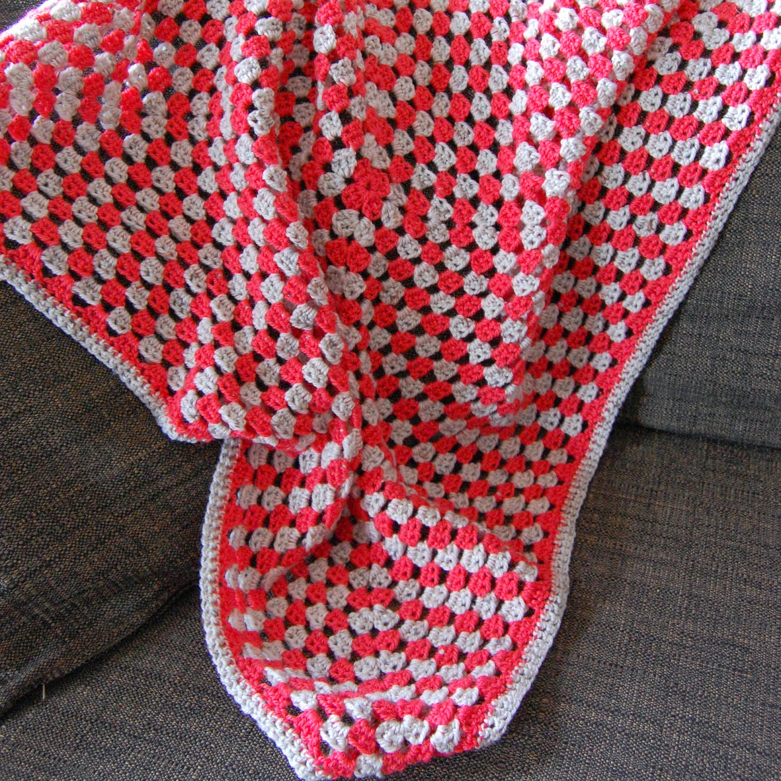 A Huge Granny Square Baby Blanket Yellow Dandy