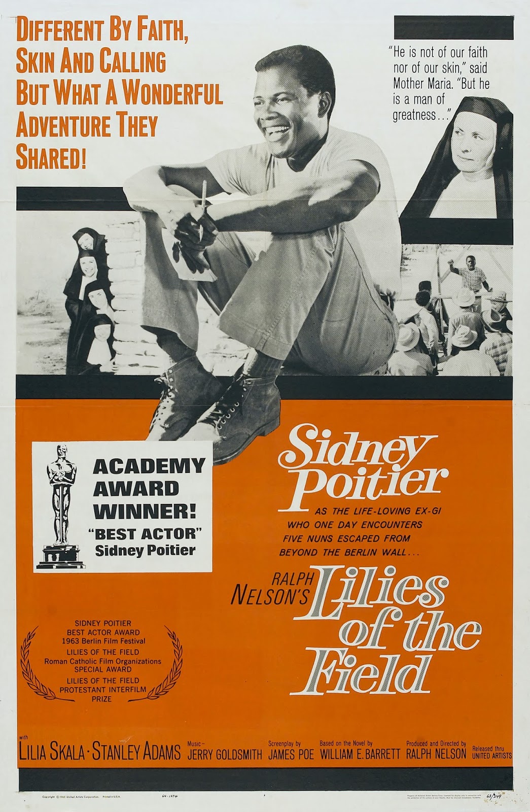 Image result for actor sidney poitier first black to win an oscar