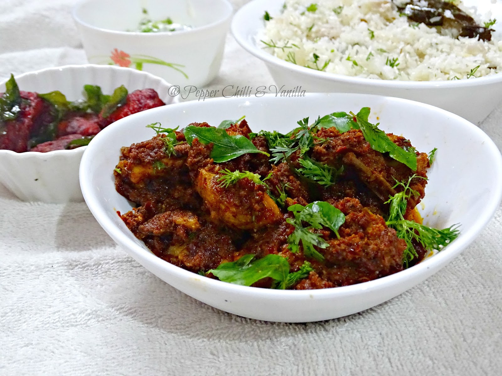 Chicken Ghee Roast Recipe/Mangalorean Chicken Ghee Roast Pepper