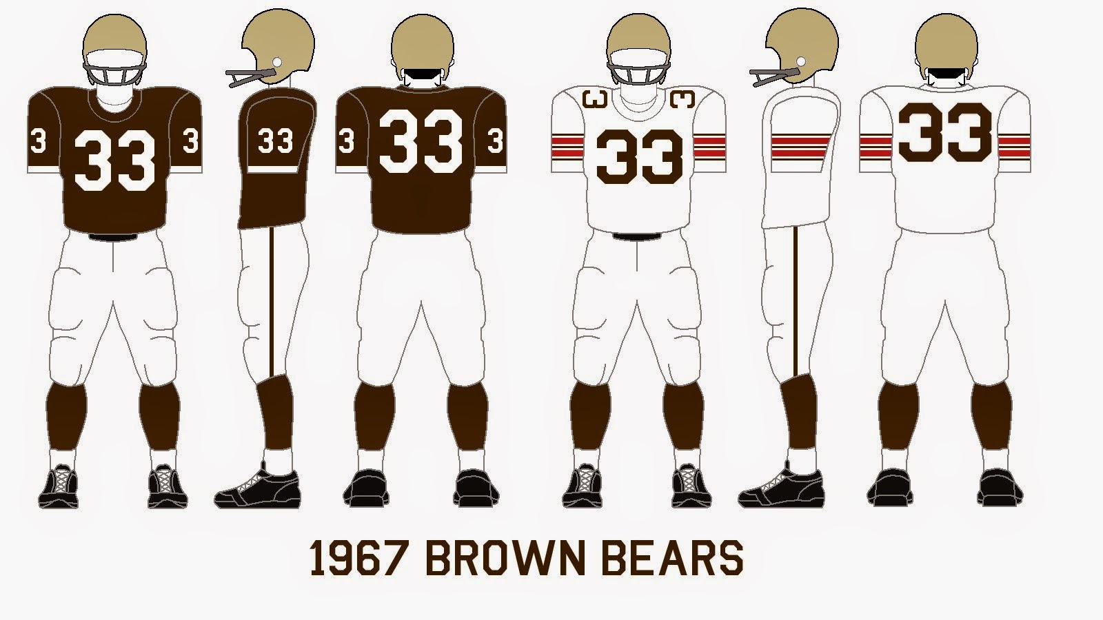 Gridiron Garb Brown Bears (196771)