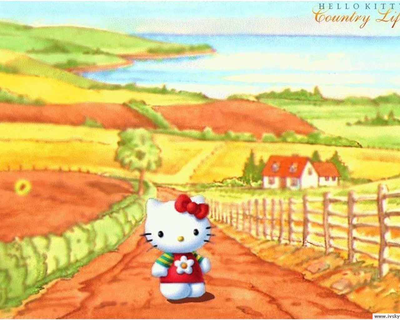 Cool WallPaper: 可愛圖案 HelloKitty 可愛桌布04