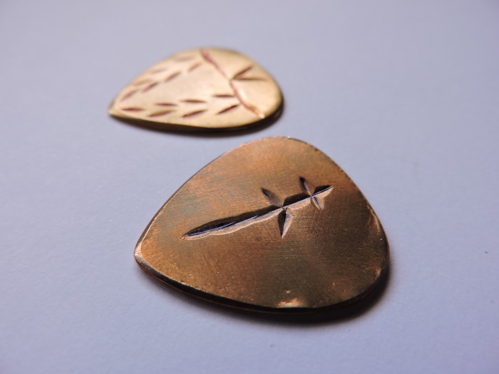 The Pick Brass & Copper Picks! Iron Age Guitar Accessories
