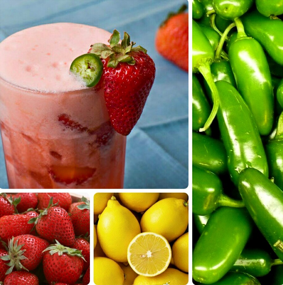 CHEF DARSHAN DABRAL SPICY STRAWBERRY JALAPEÑO LEMONADE