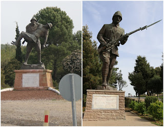Feeling brotherhood ties where Turkish troop saved an injuired Anzac troop can be seen at Anzac Cove in Gallipoli, Turkey Feeling brotherhood ties where Turkish troop saved an injuired Anzac troop can be seen at Anzac Cove in Gallipoli, Turkey