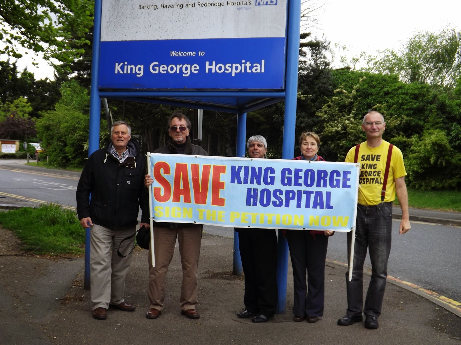 Save King Hospital Photo re Children's A&E Scandal