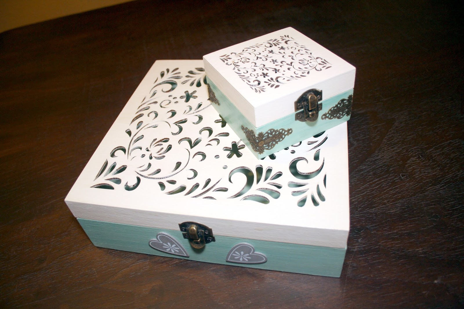 Caja Madera Decorada Vintage Caja Madera Decorada Vintage