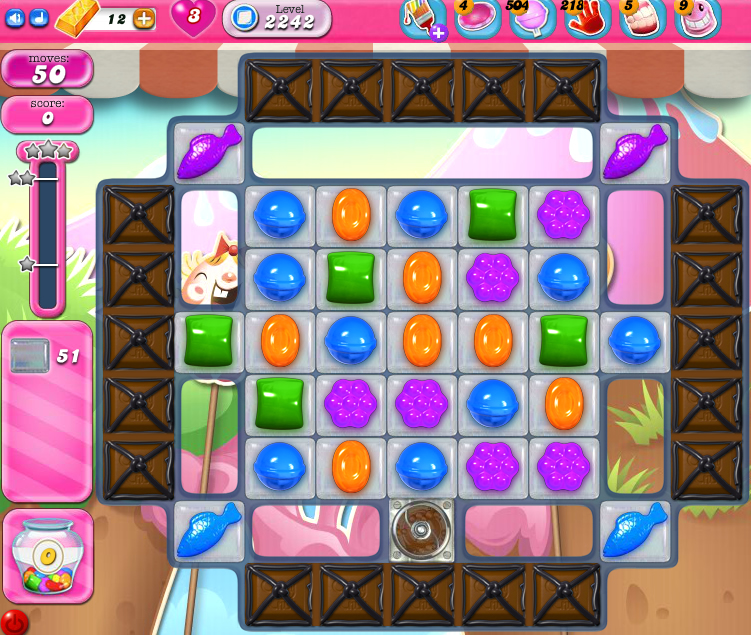 Candy Crush Saga level 2242 Candy Crush Saga level 2242