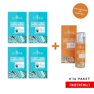 İvora Alfa Alfa Çay 4lü Paket İvora Alfa Alfa Çay 4lü Paket