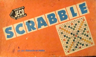 Joc Scrabble 1984 Joc de Scrabble manufacturat sub egida JECO CENTROCOOP si comercializat de RECOOP Bucuresti in anii 1984-89.