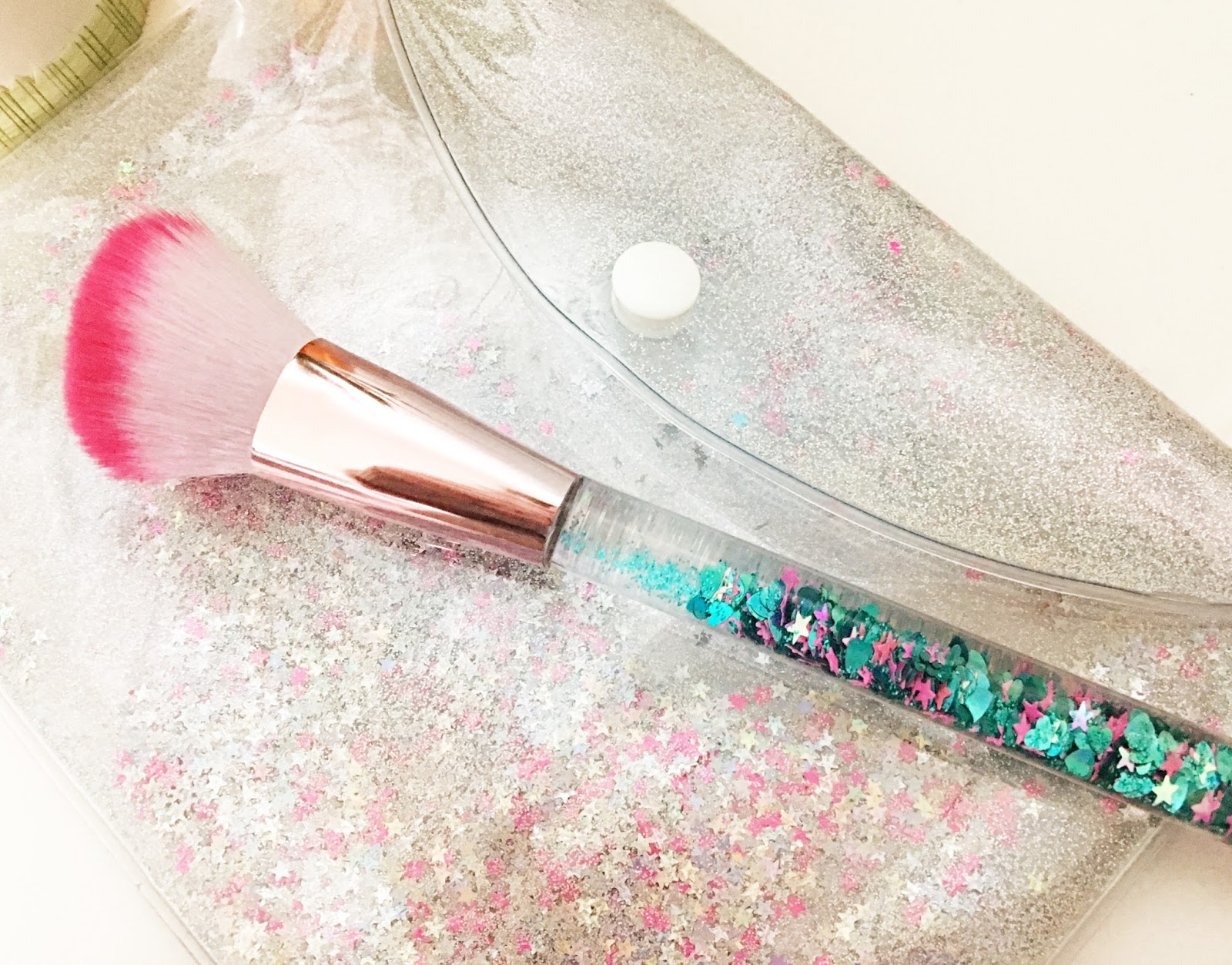 Primark's Aqua Glitter Brush Set PerfumellaBecca