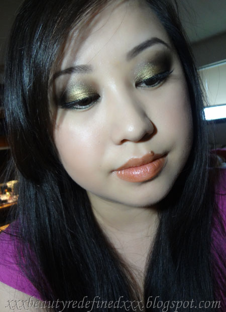 BeautyRedefined by Pang: MAC Old Gold Makeup Look