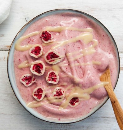 2-Ingredient Raspberry Nice Cream 2-Ingredient Raspberry Nice Cream